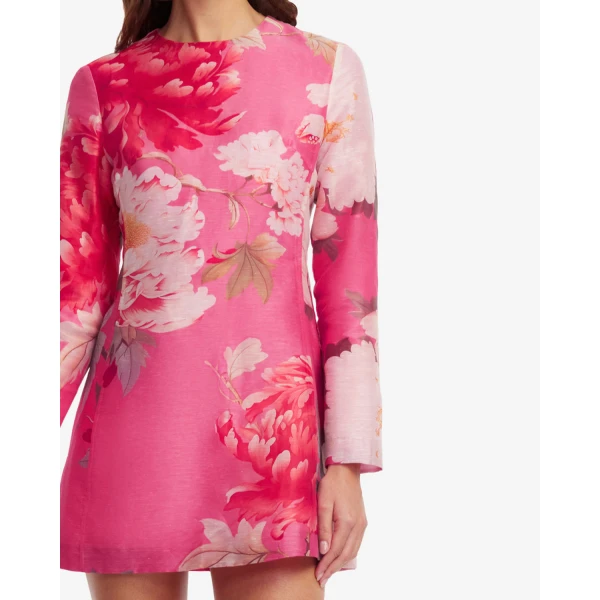 Leo Lin Aliza Long Sleeve Mini Dress - Leo Lin Dress - Australian Luxury Fashion - Shop at Luxury Shoes 
