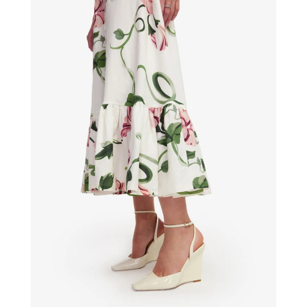 Leo Lin Becca Short Sleeve Midi Dress - Leo Lin Dress - Australian Luxury Fashion - Shop at Luxury Shoes 