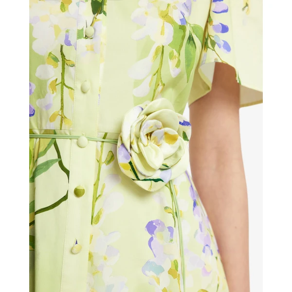 Leo Lin Bianca Short Sleeve Midi Dress - Leo Lin Dress - Australian Luxury Fashion - Shop at Luxury Shoes 