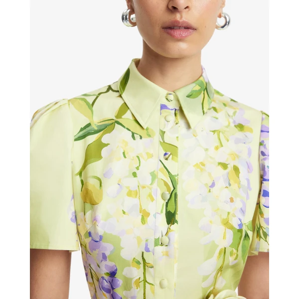 Leo Lin Bianca Short Sleeve Midi Dress - Leo Lin Dress - Australian Luxury Fashion - Shop at Luxury Shoes 