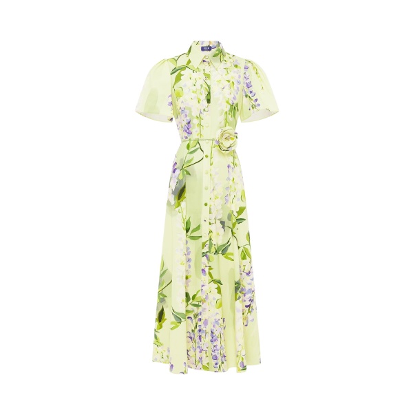 Leo Lin Bianca Short Sleeve Midi Dress - Leo Lin Dress - Australian Luxury Fashion - Shop at Luxury Shoes 