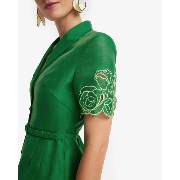Leo Lin Brigitte Appliqué Mini Dress - Leo Lin Dress - Australian Luxury Fashion - Shop at Luxury Shoes 
