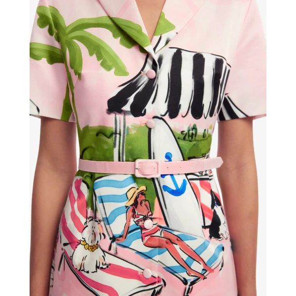 Leo Lin Brigitte Mini Dress - Leo Lin Dress - Australian Luxury Fashion - Shop at Luxury Shoes 