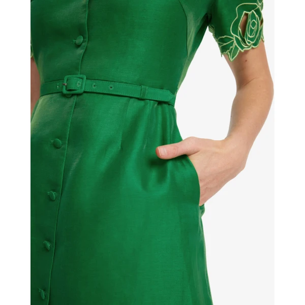 Leo Lin Brigitte Appliqué Mini Dress - Leo Lin Dress - Australian Luxury Fashion - Shop at Luxury Shoes 
