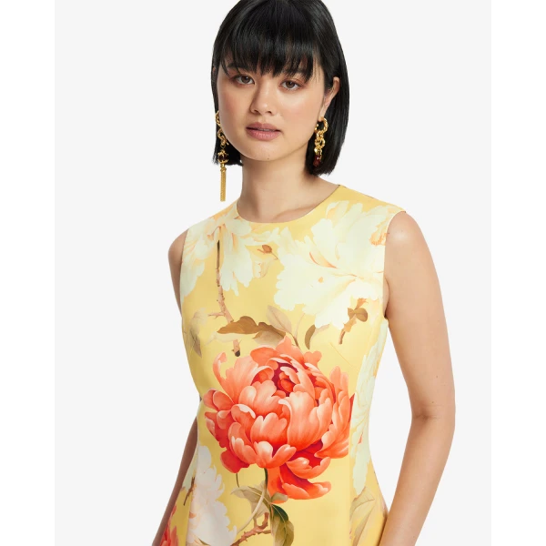 Leo Lin Cleo Sleeveless Midi Dress - Leo Lin Dress - Australian Luxury Fashion - Shop at Luxury Shoes 