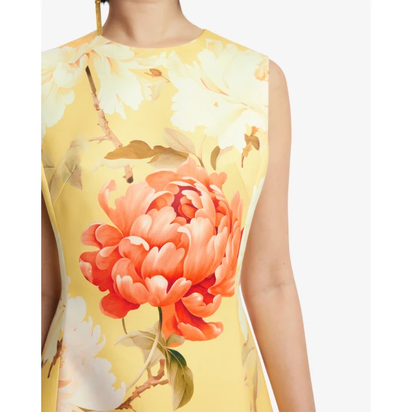 Leo Lin Cleo Sleeveless Midi Dress - Leo Lin Dress - Australian Luxury Fashion - Shop at Luxury Shoes 