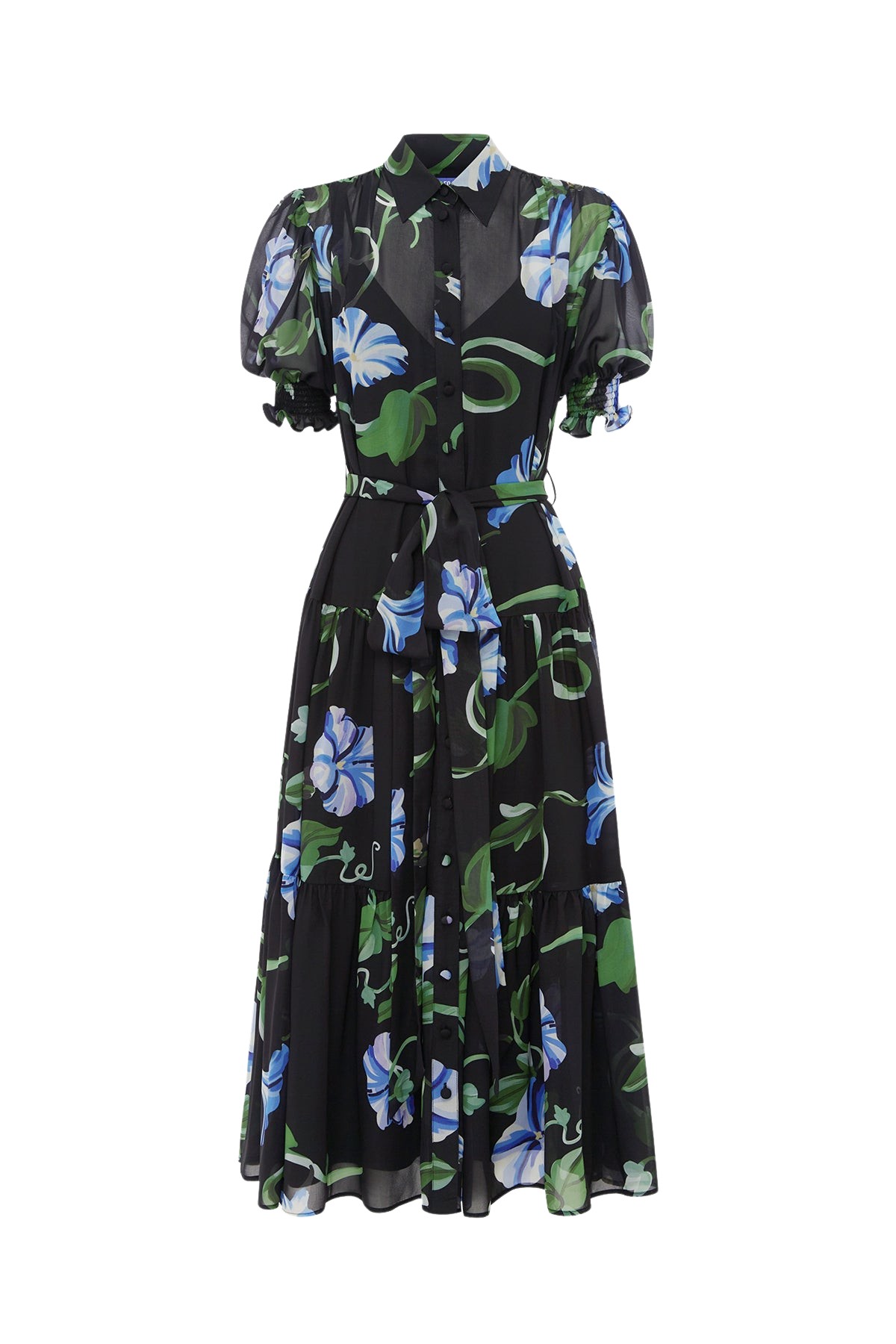 Leo Lin Ellie Bishop Sleeve Midi Dress