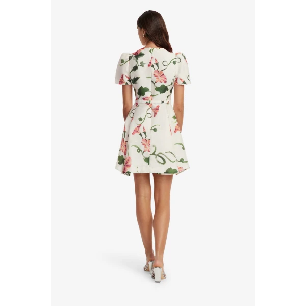 Leo Lin Elyse Short Sleeve Mini Dress - Leo Lin Dress - Australian Luxury Fashion - Shop at Luxury Shoes 
