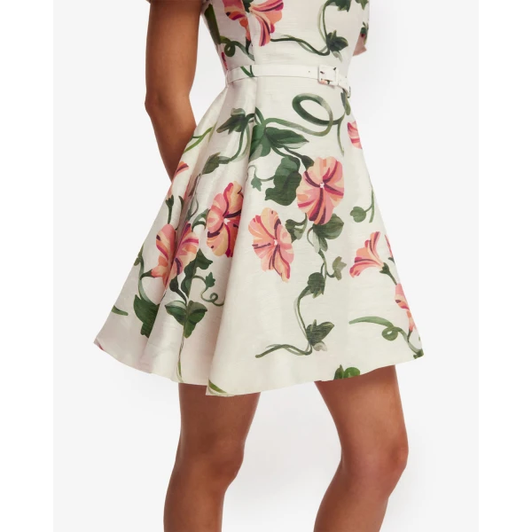 Leo Lin Elyse Short Sleeve Mini Dress - Leo Lin Dress - Australian Luxury Fashion - Shop at Luxury Shoes 
