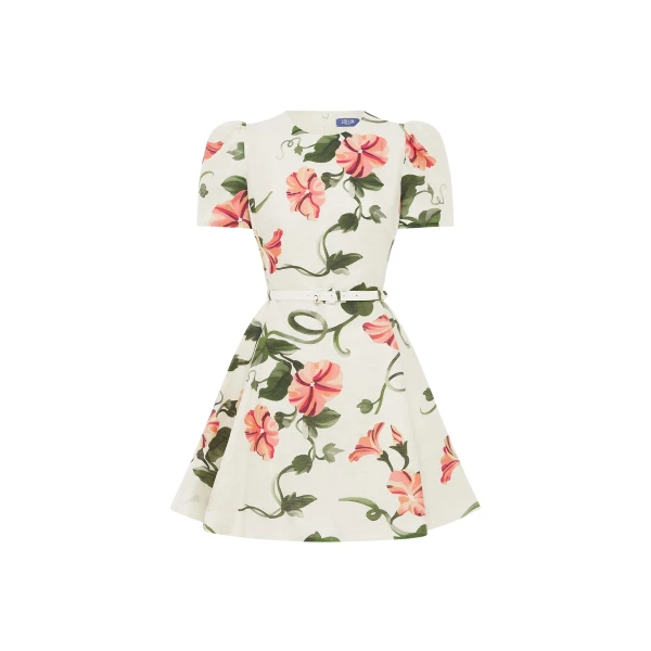 Leo Lin Elyse Short Sleeve Mini Dress - Leo Lin Dress - Australian Luxury Fashion - Shop at Luxury Shoes 