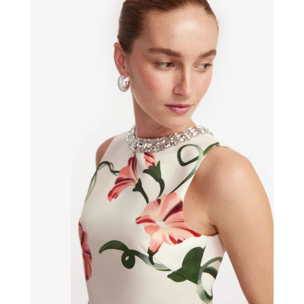 Leo Lin Iris Embellished Top - Leo Lin Dress - Australian Luxury Fashion - Shop at Luxury Shoes 