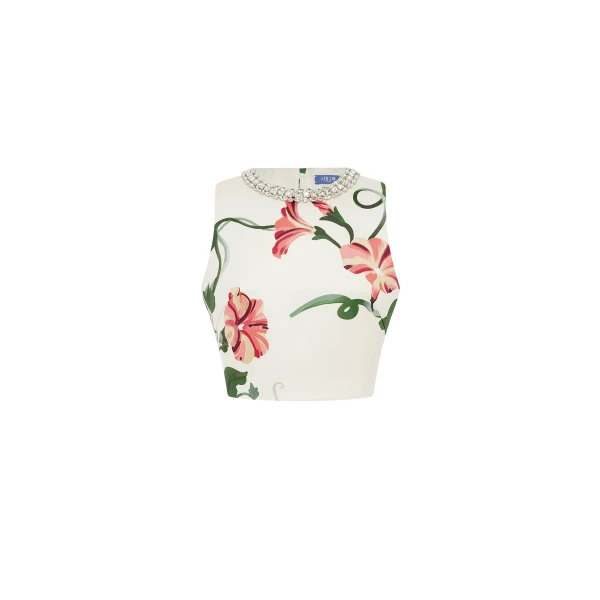 Leo Lin Iris Embellished Top - Leo Lin Dress - Australian Luxury Fashion - Shop at Luxury Shoes 
