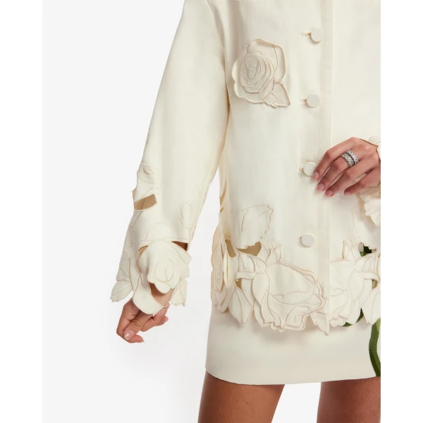 Leo Lin Jayna Appliqué Jacket - Leo Lin Dress - Australian Luxury Fashion - Shop at Luxury Shoes 