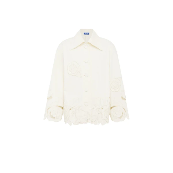 Leo Lin Jayna Appliqué Jacket - Leo Lin Dress - Australian Luxury Fashion - Shop at Luxury Shoes 