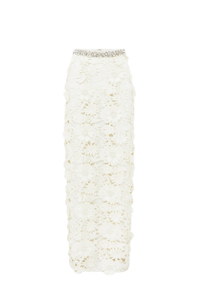 Leo Lin Kyra Embellished Lace Maxi Skirt - Leo Lin Dress - Australian Luxury Fashion - Shop at Luxury Shoes 