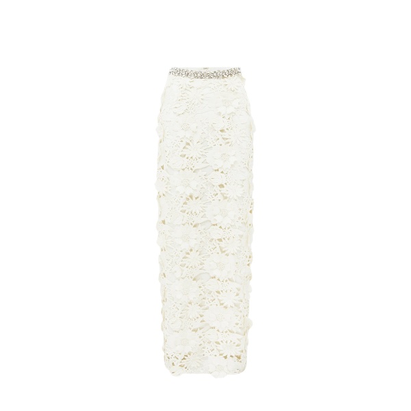 Leo Lin Kyra Embellished Lace Maxi Skirt - Leo Lin Dress - Australian Luxury Fashion - Shop at Luxury Shoes 
