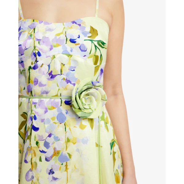 Leo Lin Mariela Midi Dress - Leo Lin Dress - Australian Luxury Fashion - Shop at Luxury Shoes 