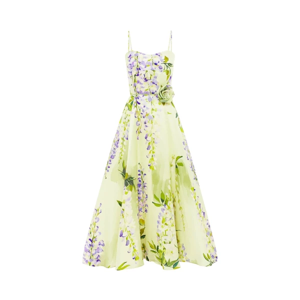 Leo Lin Mariela Midi Dress - Leo Lin Dress - Australian Luxury Fashion - Shop at Luxury Shoes 