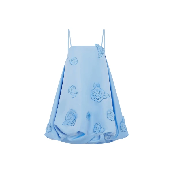 Leo Lin Patsy Appliqué Puff Mini Dress - Leo Lin Dress - Australian Luxury Fashion - Shop at Luxury Shoes 