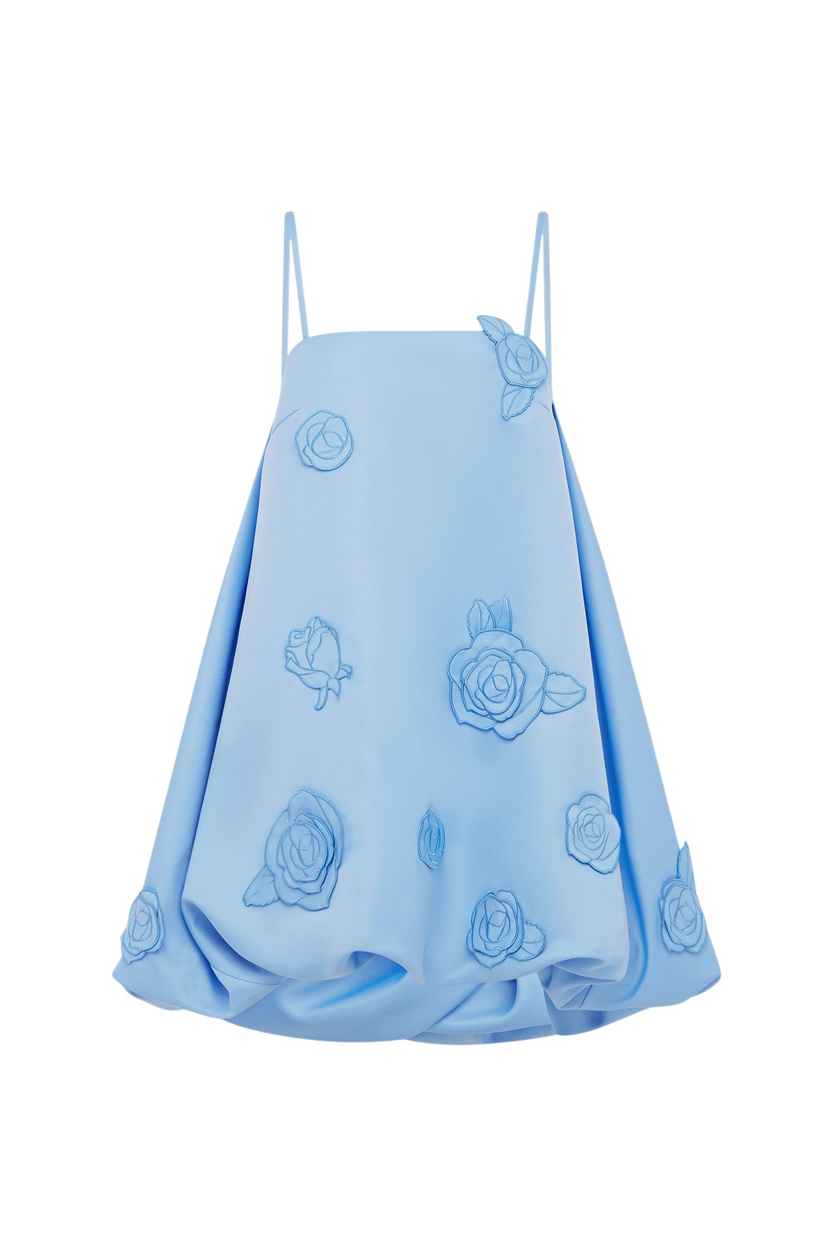 Leo Lin Patsy Appliqué Puff Mini Dress