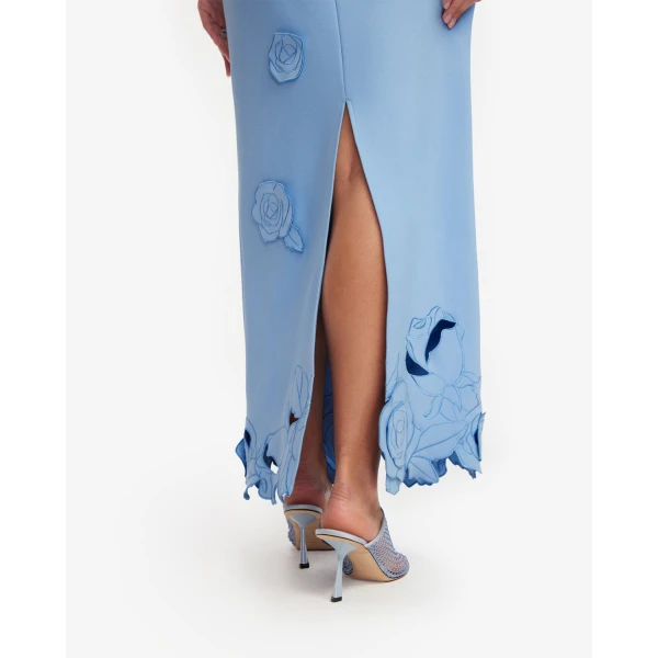 Leo Lin Rayna Appliqué Bustier Maxi Dress - Leo Lin Dress - Australian Luxury Fashion - Shop at Luxury Shoes 
