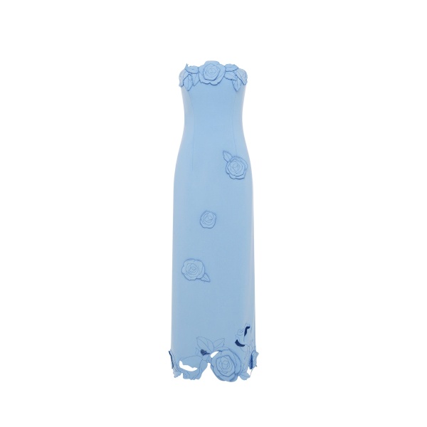 Leo Lin Rayna Appliqué Bustier Maxi Dress - Leo Lin Dress - Australian Luxury Fashion - Shop at Luxury Shoes 