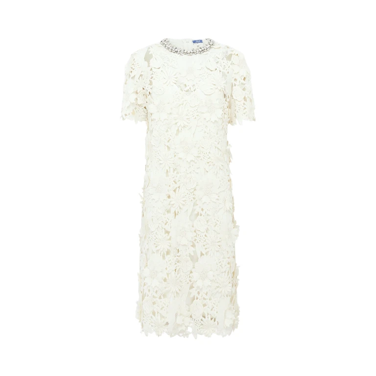 Leo Lin Sheridan Embellished Lace Midi Dress - Leo Lin Dress - Australian Luxury Fashion - Shop at Luxury Shoes 
