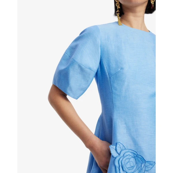 Leo Lin Simona Appliqué Mini Dress - Leo Lin Dress - Australian Luxury Fashion - Shop at Luxury Shoes 