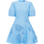 Leo Lin Simona Appliqué Mini Dress - Leo Lin Dress - Australian Luxury Fashion - Shop at Luxury Shoes 