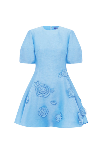 Leo Lin Simona Appliqué Mini Dress - Leo Lin Dress - Australian Luxury Fashion - Shop at Luxury Shoes 