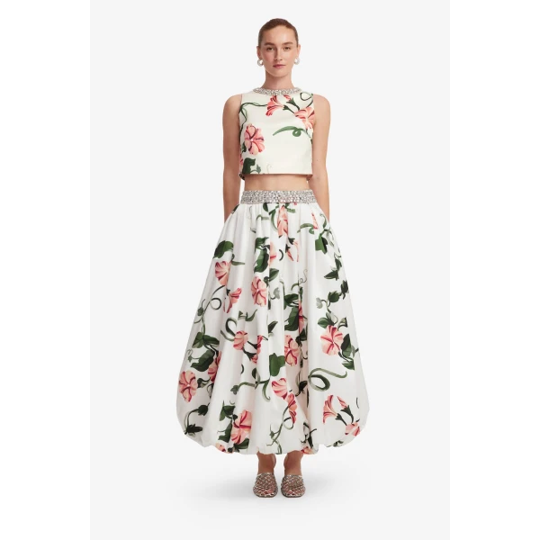 Leo Lin Victoria Embellished Puff Maxi Skirt - Leo Lin Dress - Australian Luxury Fashion - Shop at Luxury Shoes 
