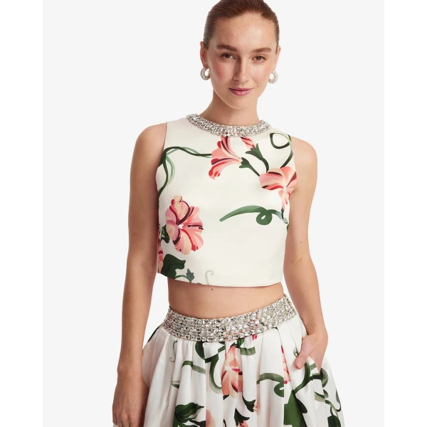 Leo Lin Victoria Embellished Puff Maxi Skirt - Leo Lin Dress - Australian Luxury Fashion - Shop at Luxury Shoes 