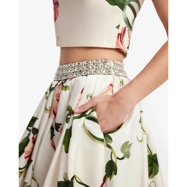 Leo Lin Victoria Embellished Puff Maxi Skirt - Leo Lin Dress - Australian Luxury Fashion - Shop at Luxury Shoes 