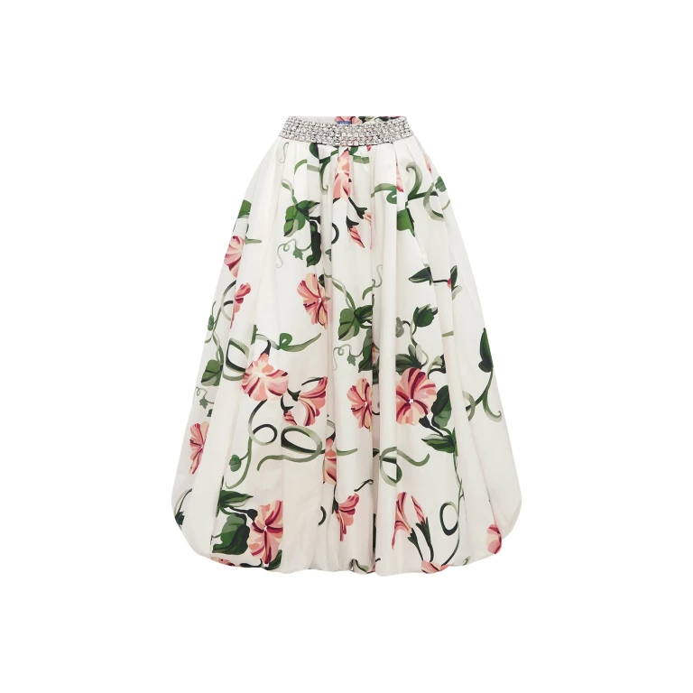Leo Lin Victoria Embellished Puff Maxi Skirt - Leo Lin Dress - Australian Luxury Fashion - Shop at Luxury Shoes 