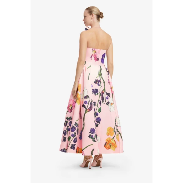 Leo Lin Violet Bustier Maxi Dress - Leo Lin Dress - Australian Luxury Fashion - Shop at Luxury Shoes 