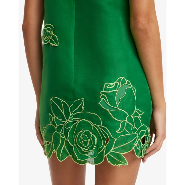 Leo Lin Yvonne Appliqué Mini Dress - Leo Lin Dress - Australian Luxury Fashion - Shop at Luxury Shoes 