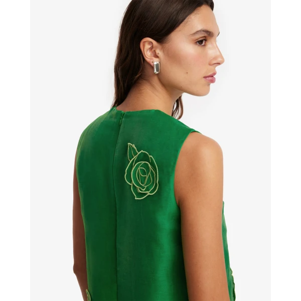Leo Lin Yvonne Appliqué Mini Dress - Leo Lin Dress - Australian Luxury Fashion - Shop at Luxury Shoes 