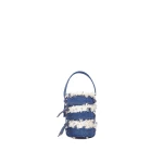 Nasha Mekraksavanich Baby Pinto | Bleached Denim - Nasha Blue - Architectural Luxury Bag at Luxury Shoes 