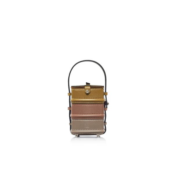 Nasha Mekraksavanich Baby Pinto Cube | Artichoke - Nasha Multicolour - Architectural Luxury Bag at Luxury Shoes 