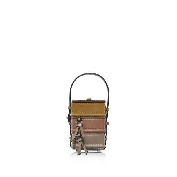 Nasha Mekraksavanich Baby Pinto Cube | Artichoke - Nasha Multicolour - Architectural Luxury Bag at Luxury Shoes Nasha Mekraksavanich Baby Pinto Cube | Artichoke - Nasha Multicolour - Architectural Luxury Bag at Luxury Shoes