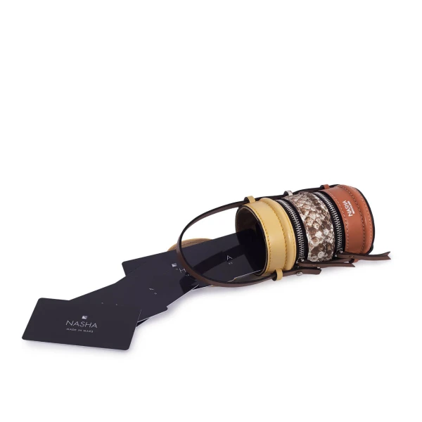 Nasha Mekraksavanich Baby Pinto | Honey Pie - Nasha Multicolour - Architectural Luxury Bag at Luxury Shoes 