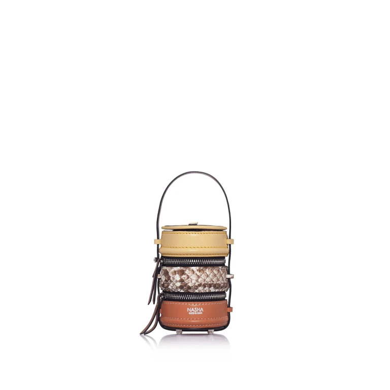 Nasha Mekraksavanich Baby Pinto | Honey Pie - Nasha Multicolour - Architectural Luxury Bag at Luxury Shoes 