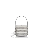 Nasha Mekraksavanich Baby Pinto Play | Disco Chain - Nasha White - Architectural Luxury Bag at Luxury Shoes 