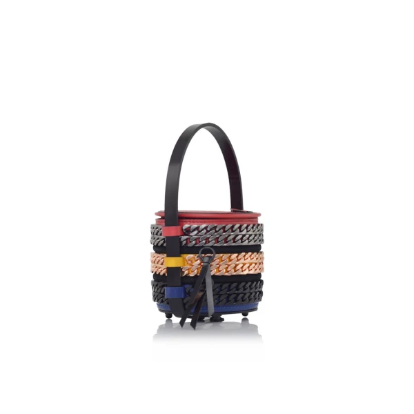Nasha Mekraksavanich Baby Pinto Play | Primary Chain - Nasha Multicolour - Architectural Luxury Bag at Luxury Shoes 