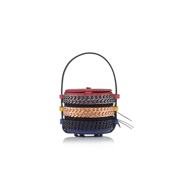 Nasha Mekraksavanich Baby Pinto Play | Primary Chain - Nasha Multicolour - Architectural Luxury Bag at Luxury Shoes 