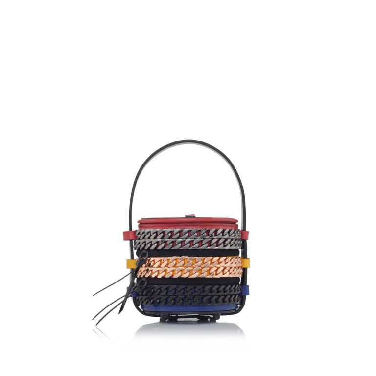Nasha Mekraksavanich Baby Pinto Play | Primary Chain - Nasha Multicolour - Architectural Luxury Bag at Luxury Shoes 