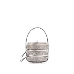 Nasha Mekraksavanich Baby Pinto Play | Silver Crystal - Nasha Silver - Architectural Luxury Bag at Luxury Shoes 