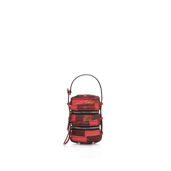 Nasha Mekraksavanich Baby Pinto | Raspberry - Nasha Red - Architectural Luxury Bag at Luxury Shoes 