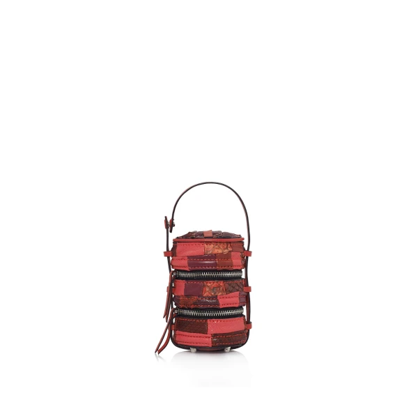 Nasha Mekraksavanich Baby Pinto | Raspberry - Nasha Red - Architectural Luxury Bag at Luxury Shoes 
