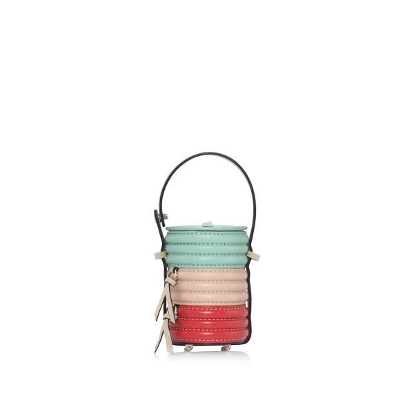 Nasha Mekraksavanich Baby Pinto Roll | Macarons - Nasha Multicolour - Architectural Luxury Bag at Luxury Shoes 